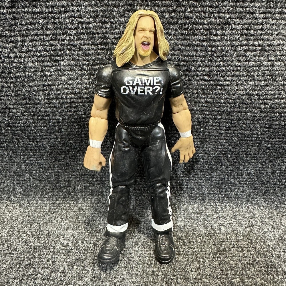 Triple H "Game Over?!" Wrestling Man Action Figure 1999 Jakks Titon Tron Live